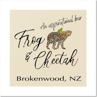 Frog & Cheetah, Brokenwood Posters and Art